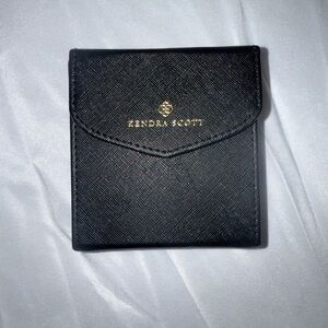 Kendra Scott Black Wallet with Gold Jewelry Case